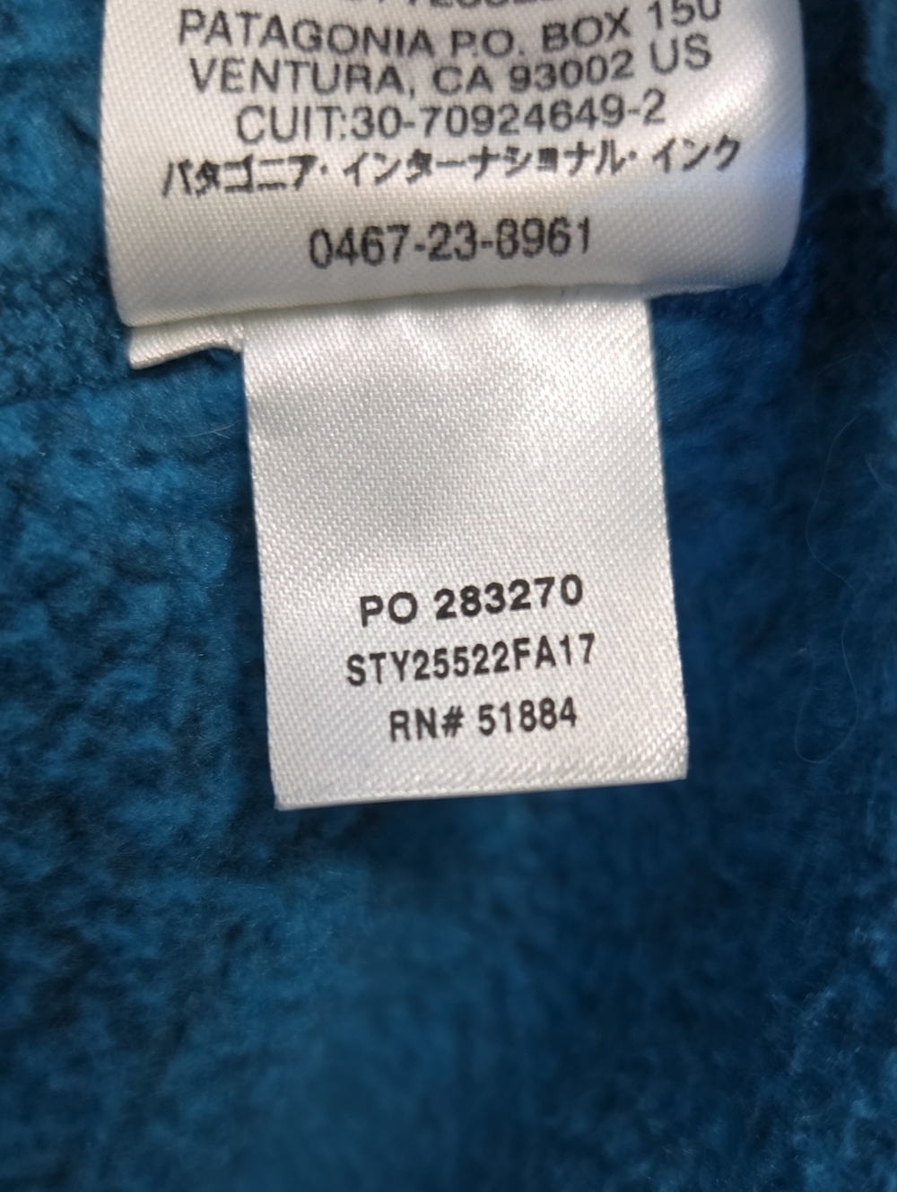 Patagonia Better Sweater Quarter Zip Men's XL Blue - Picture 12 of 14